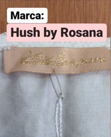 Blusa Branca Regata Off-White Tamanho M Delicada Bordada e com Pérolas  - Foto 4