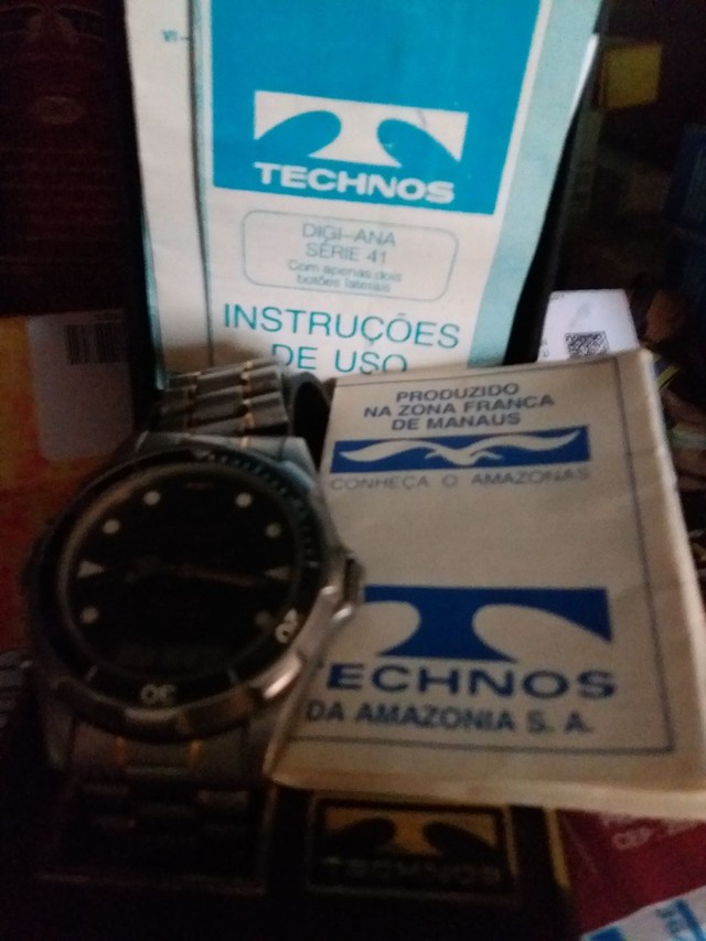 Technos Skydiver Professional década 90 150m em 3x sem juros no cartão  - Foto 5