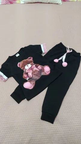Conjunto calca moleton infantil 