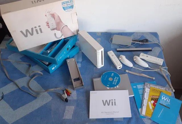 Nintendo Wii Usado com Caixa Manuais E Controle