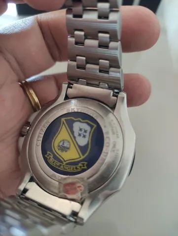 Relógio Citizen Blue Angels Skyhawk Ecodrive Jy0040-59l - Foto 4