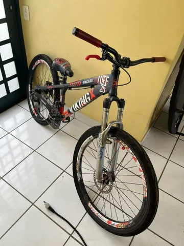 Bicicleta Aluminio Vikingx De Empinar Manobras Grau Aro 26