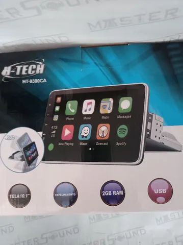 Mídia. H-TECH. HT-9300CA. Mp5, gps,usb, bluetooth, espelhamento, tela 10", flutuante. - Foto 4