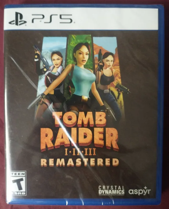 Jogo Tomb Raider I-II-III Remasterizado Mídia Física Lacrado
