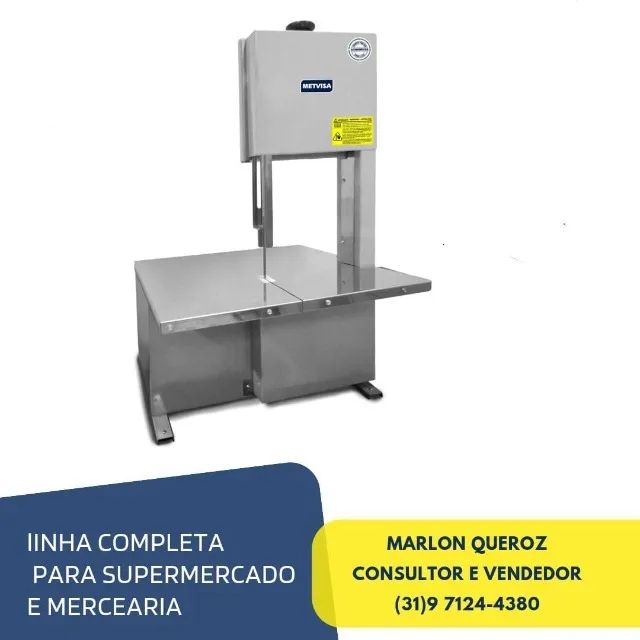 Serra Fita de mesa para Açougue  110/220V