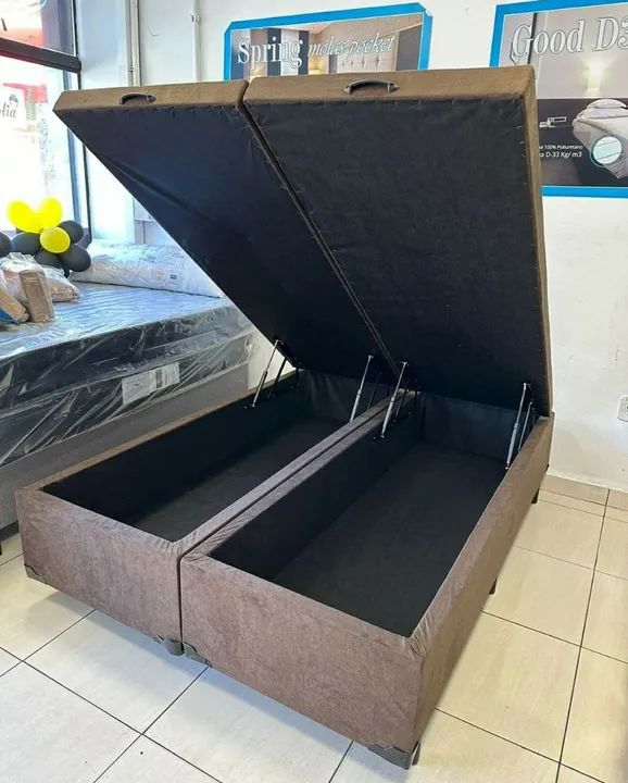 Base Box Queen 1, 58 plus entrega grátis  - Foto 3