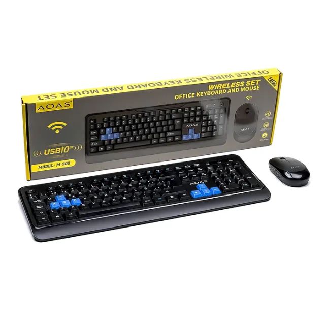 Kit Teclado e Mouse USB Wireless Sem Fio 2.4GHz ABNT2 PTBR com Ç - Foto 5