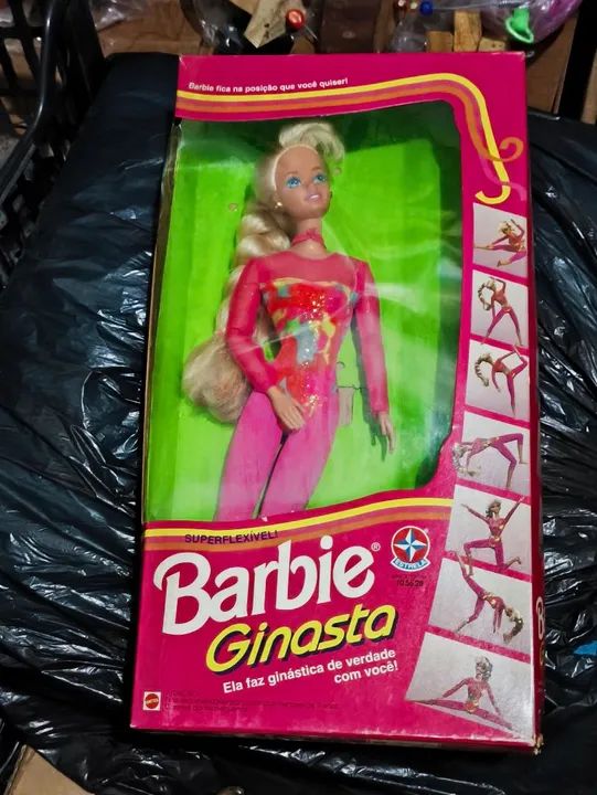 Barbie Ginasta - estrela - brinquedo antigo anos 70-80-90