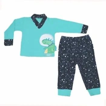 Pijama V Space Marinho - Tamanho 4 Anos