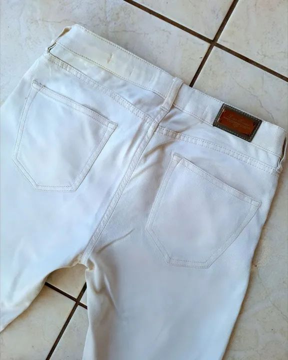 Calça Jeans Feminina Zara Woman - Foto 5