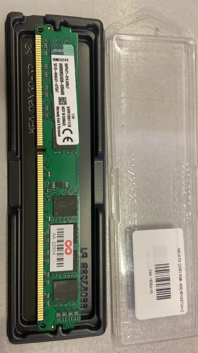 Memoria Desktop 8gb ddr3 1600mhz kingston
