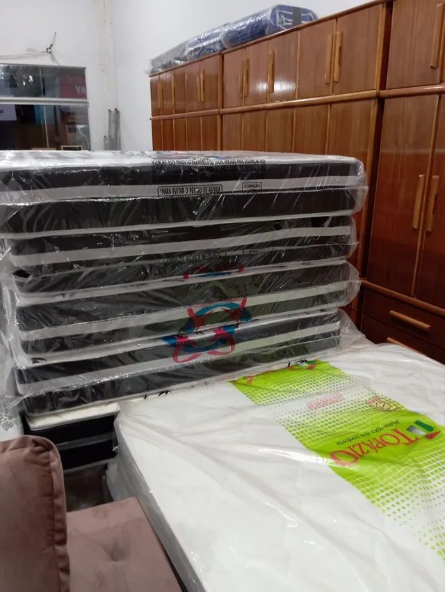 COLCHÃO DE CASAL NOVO ESPUMA D65