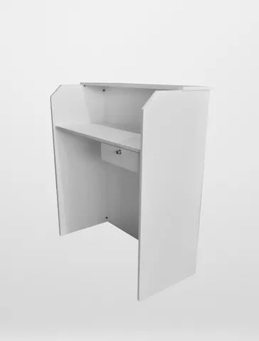 balcão de recepção reto vallet canelado  - Foto 3