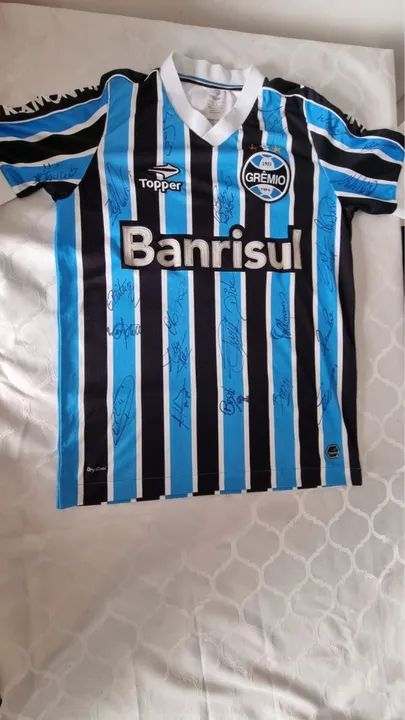 CamisaGrêmio G autografada 
