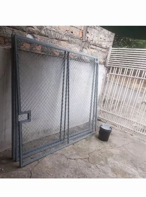 Portão 3 peças juntas ou divisoria de ferro galvanizado - Foto 5