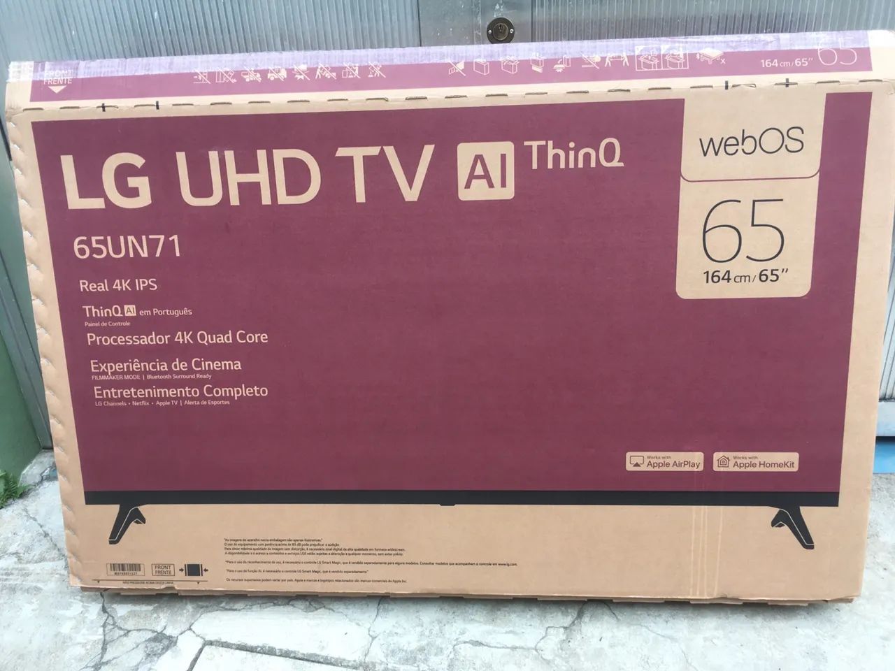 Caixas de papelão embalagens originais completas para tv a partir de 50 reais  - Foto 3