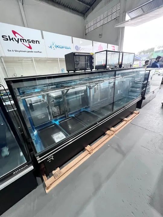 Balcão de acougue / frigorífico 3 metros - novo 