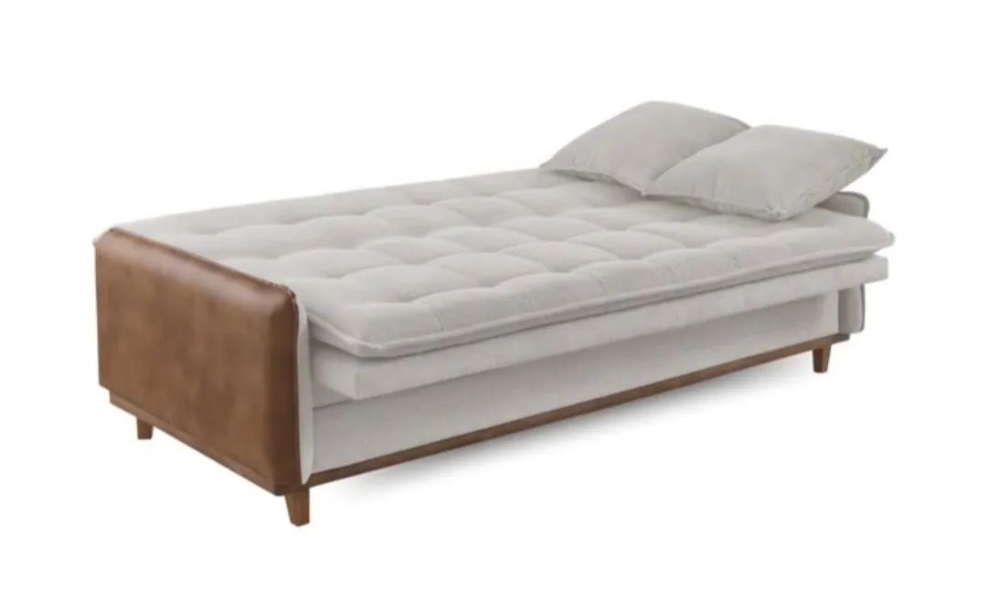 Sofá Cama 3 lugares - Novo - Foto 2
