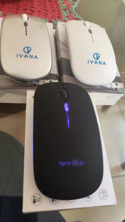 Mouse Sem Fio RGB Recarregável  - Foto 3