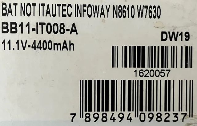 Bateria notebook Itautec infoway N8610 W7630 BB11-IT009-A - Foto 3
