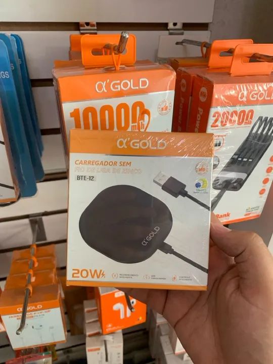 Carregador para celular por indução 20W