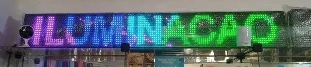 Painel led 130x20 rgb wi-fi configuração no celular (Jk eletrônicos) -(Distribuidora) - Foto 3