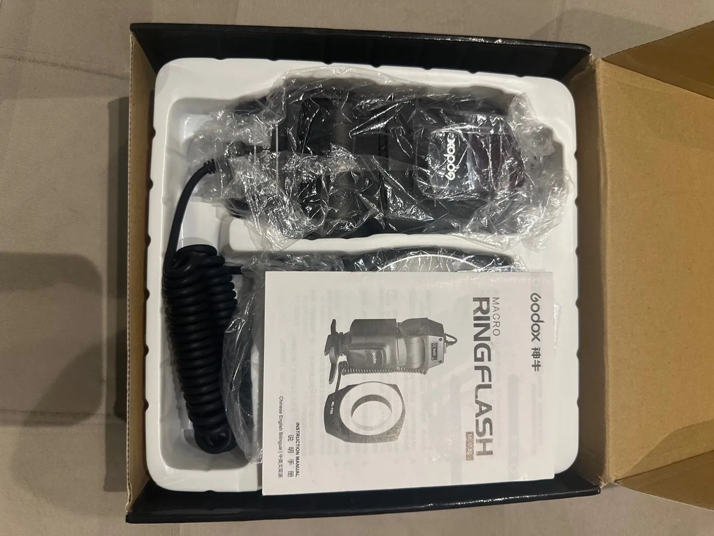 Flash Anular Godox Macro Ringflash - ML - 150 para Câmera DSLR - Foto 4