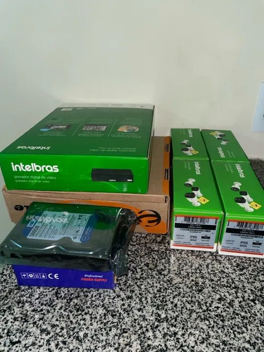 Kit de Segurança Intelbras Instalado 