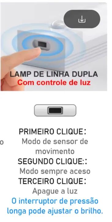 Luz Noturna Com Sensor De Movimento Usb Recarregável - Foto 4
