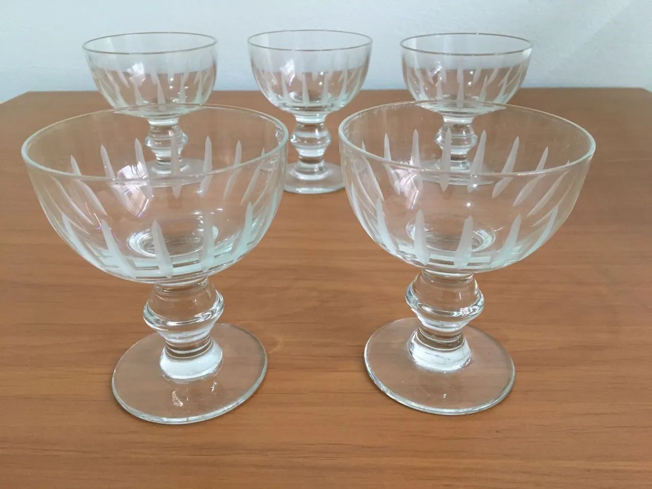 Taças antigas para sobremesa vintage 