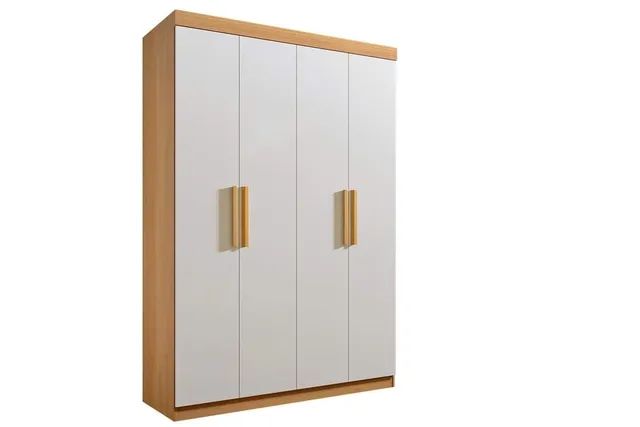 Guarda roupa colibri 4P MDF/MDP SR G10 - Foto 4