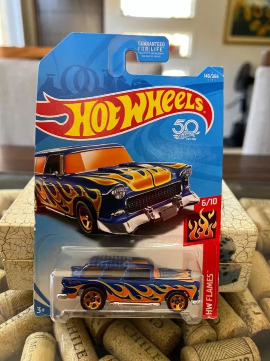 Hot Wheels - Classic 55 Nomad - Azul  - 2017