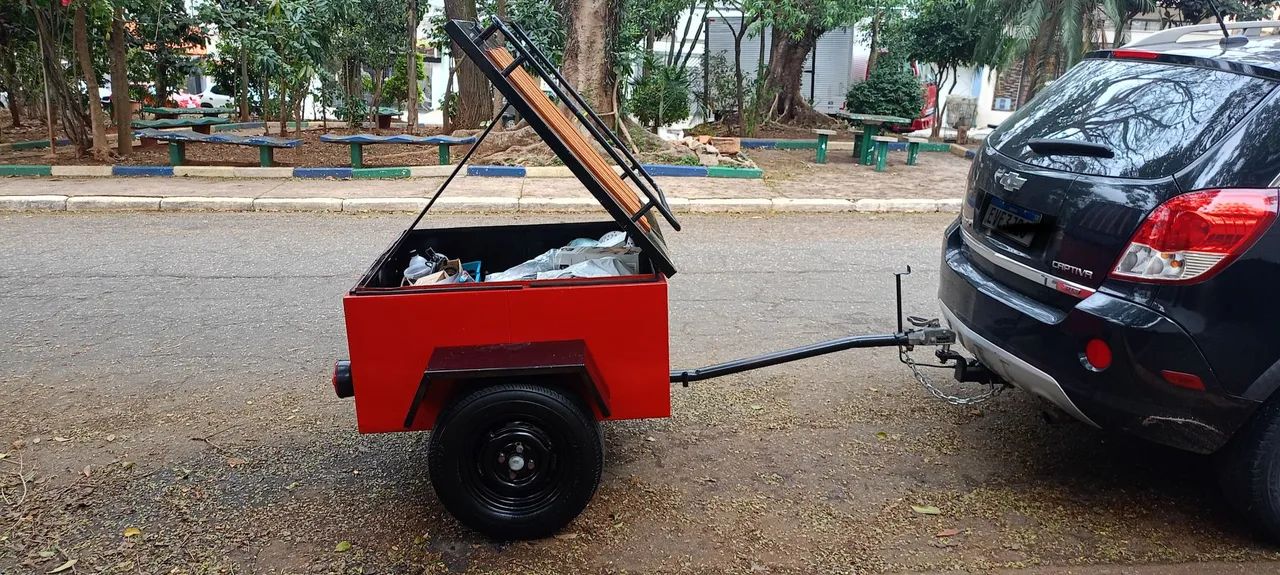 Carretinha Bau fechada Karmann guia muito conservada  - Foto 5