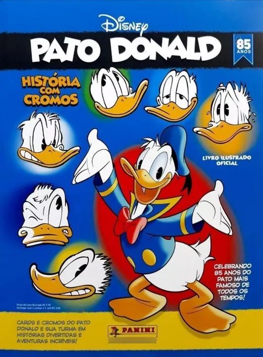Álbum Pato Donald Completo p/ colar