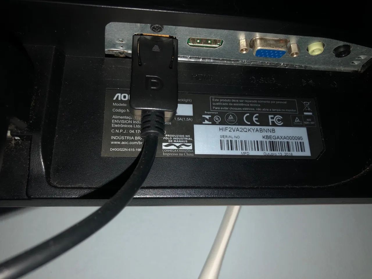 MONITOR AOC 22P FREESYNC 75hz - Foto 4