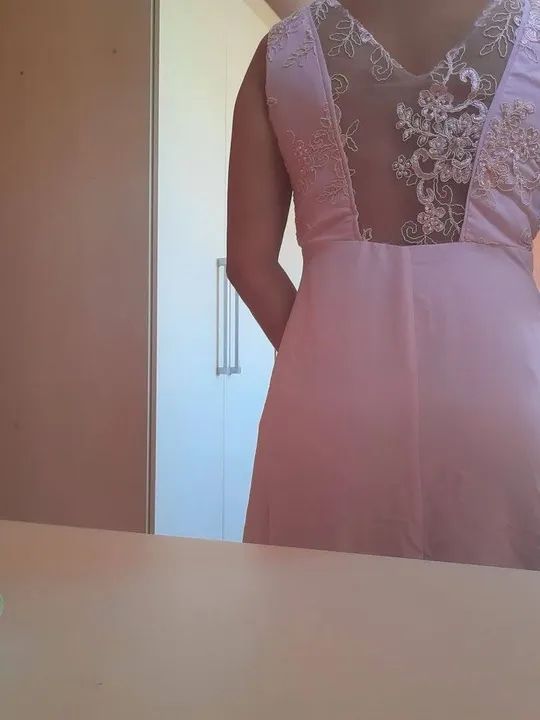 Vestido Social Rosa bebe - Foto 2
