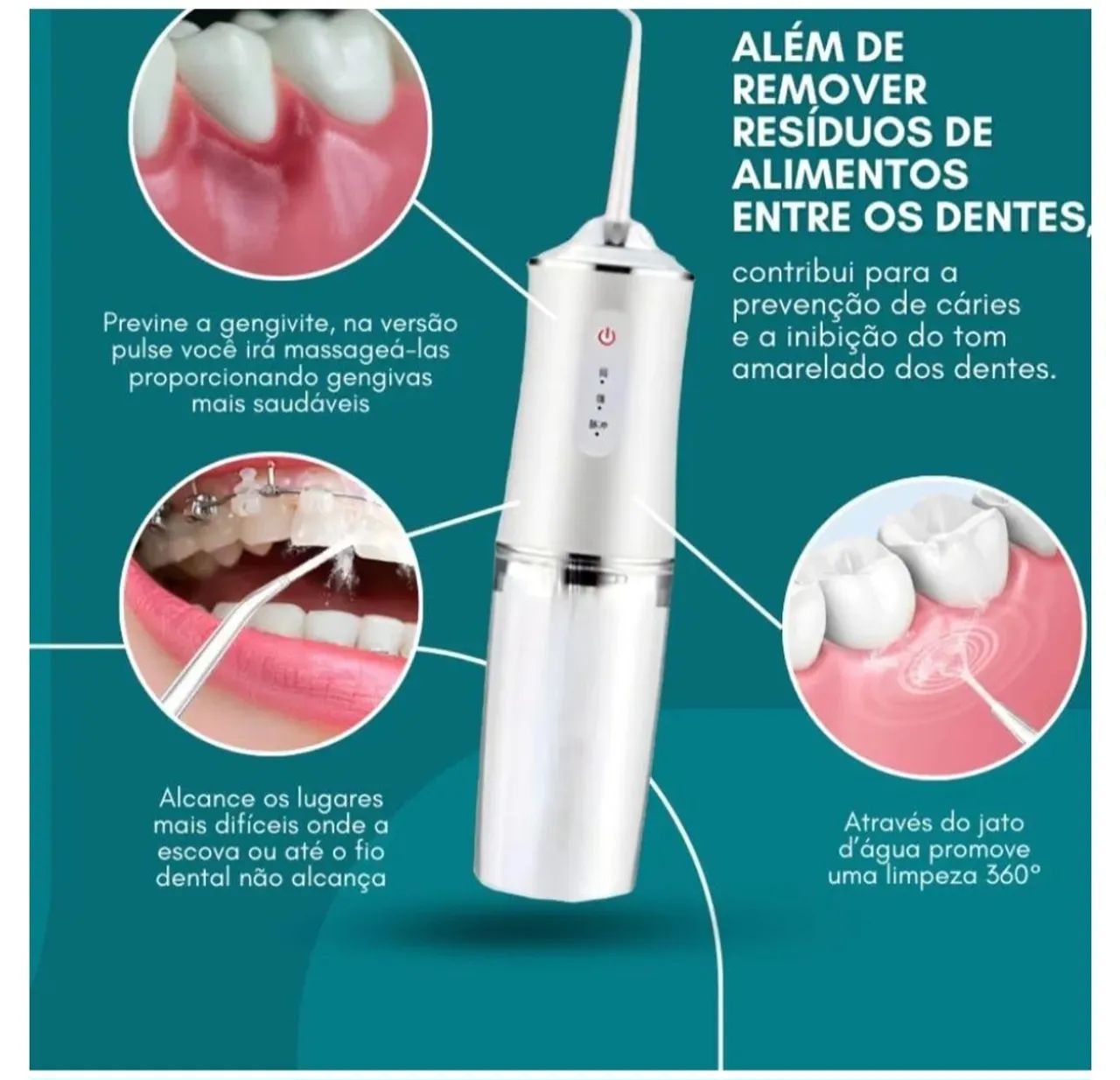 Irrigador higienizador Oral Portátil  - Foto 3