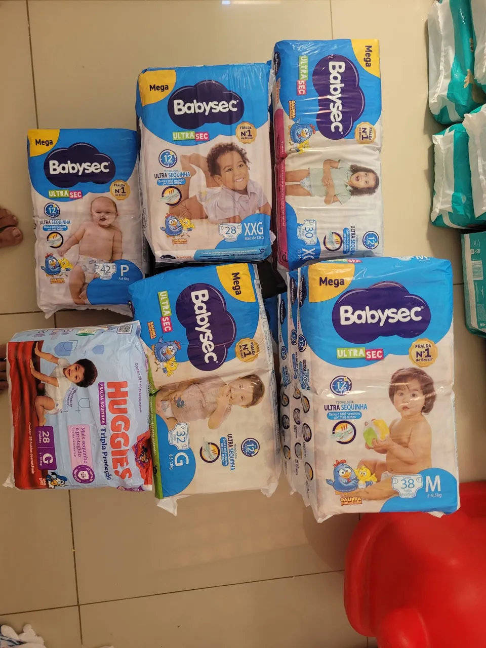Fraldas Babysec Mega