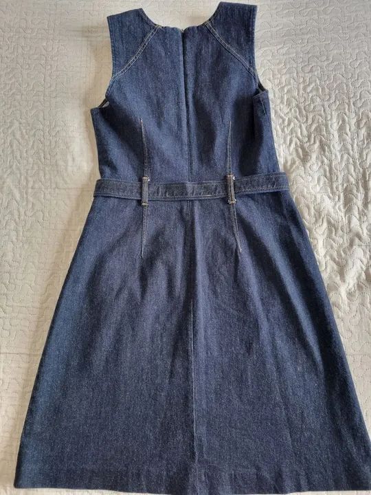 Vestido Jeans Azul - Tamanho M - Foto 2