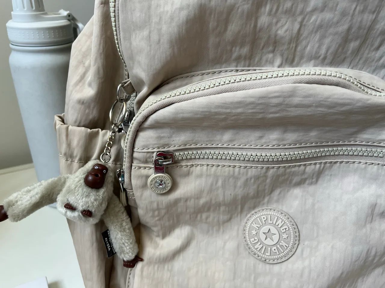 Mochila Kipling grande bege  - Foto 5