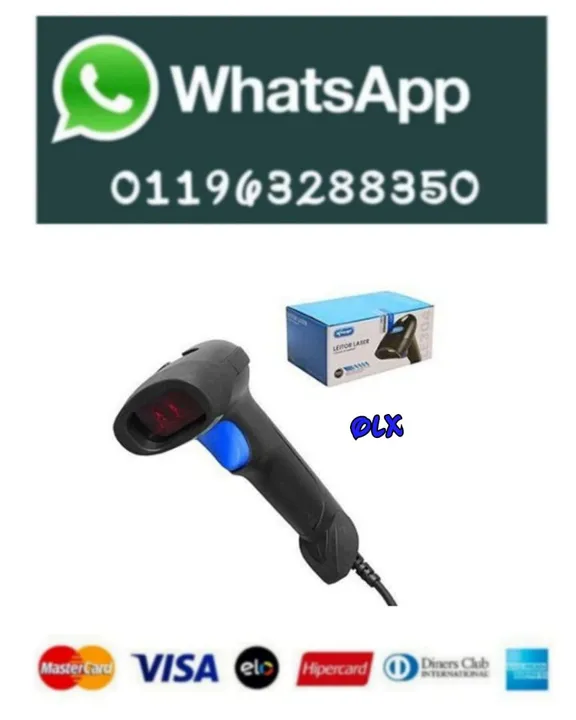 Leitor Código de Barras Laser Cabo USB