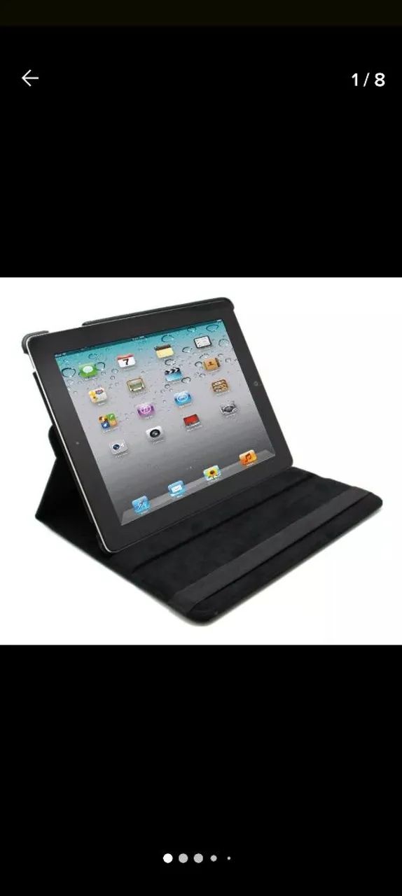 Capa Giratória 360 Para iPad 1 e 2 <br>A1395 A1396 A1397 - Foto 3