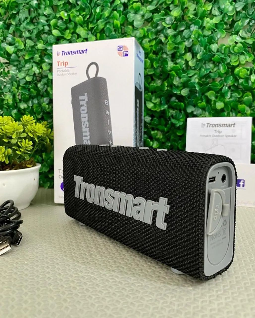 Caixa de Som Bluetooth Tronsmart Trip IPX7 Lacrado - Foto 3
