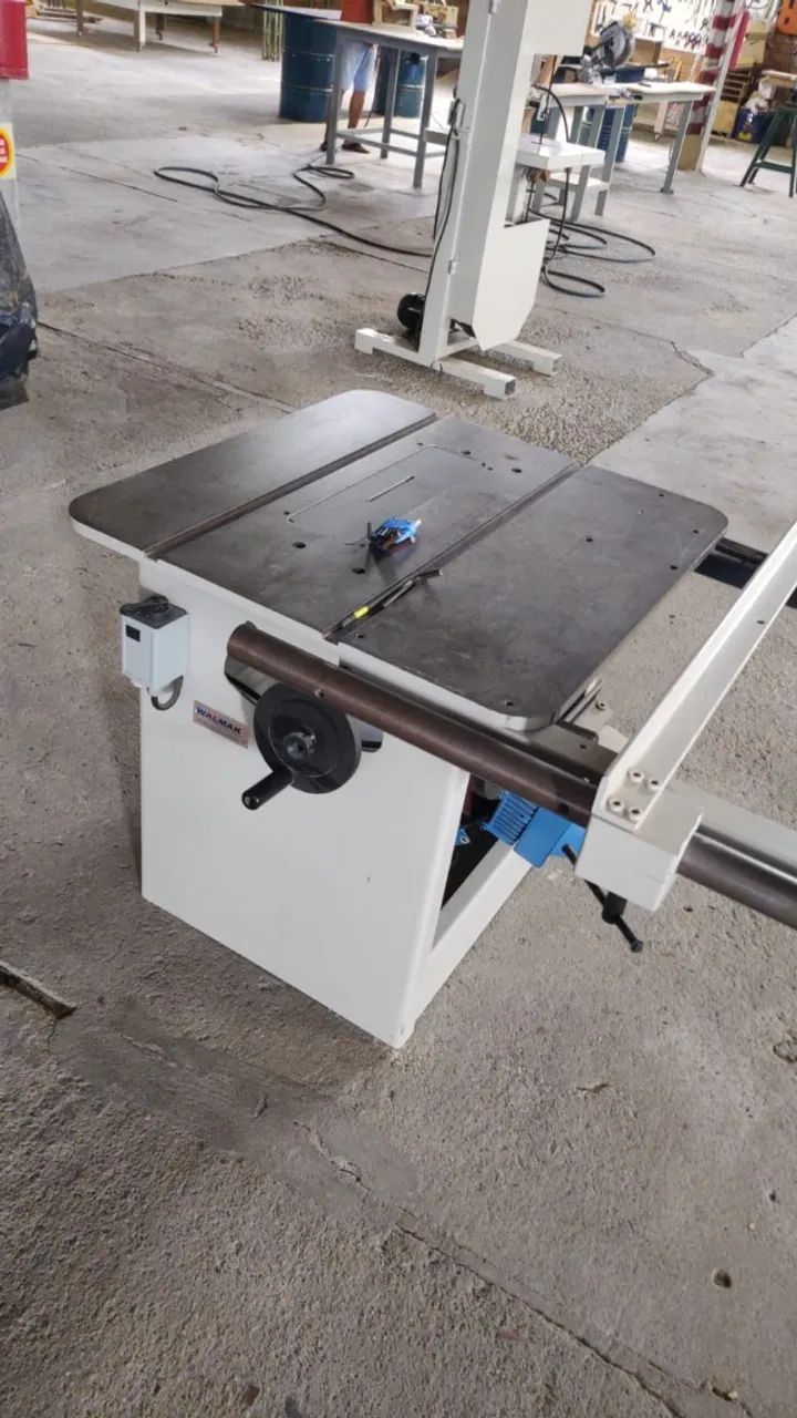 Serra de Bancada 5CV | Mesa Ferro Fundido 80x76cm | Eixo Inclinável - Foto 3