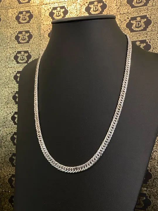 Corrente em Ouro Branco 18K 750 35 gramas  - Foto 5