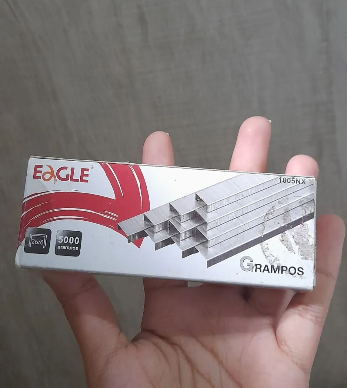Grampeador 205 + Caixa com 5000 Grampos - Eagle - Foto 4