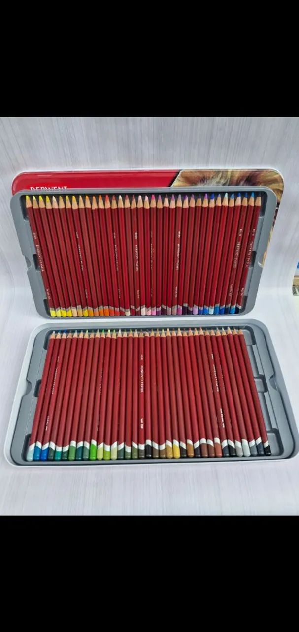 Lápis Pastel Derwent 72 Cores - Foto 4