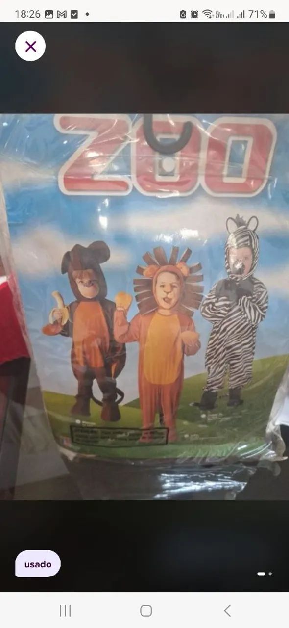 Fantasia infantil macaco