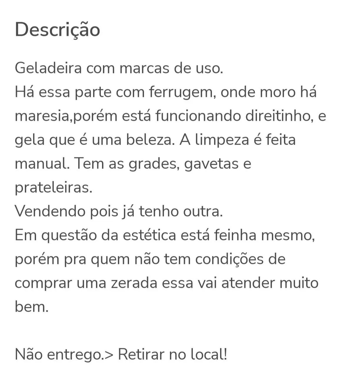 Geladeira Frost Free Usada - Foto 4