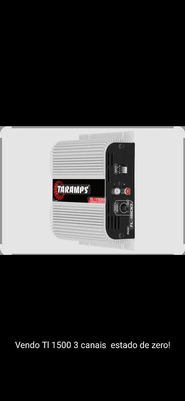 Amplificador Taramps TL-1500 3 canais estado de zero 